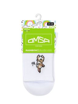 OMSA kids Calzino 21P73 с рис.на резинке (Корги) - bianco