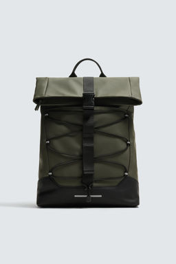 MOCHILA T?CNICA ENGOMADA / Negro - Zara фото 4
