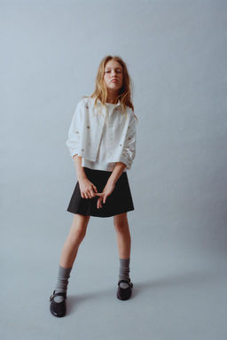 BOX PLEAT SKIRT - Zara фото 8