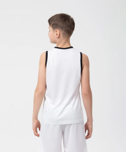Майка баскетбольная JOGEL CAMP Basic, белый, детский  фото 5