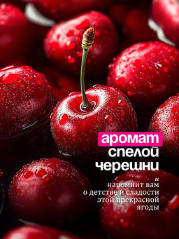 Крем-мыло жидкое увлажняющее Milana спелая черешня (500 мл) - Grass фото 3