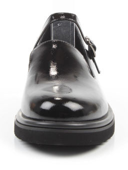 06-DLG05-2 BLACK Туфли женские (натуральная кожа)