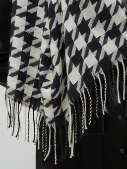 В составе шерсть. Большой теплый двусторонний палантин - Tantino фото 8