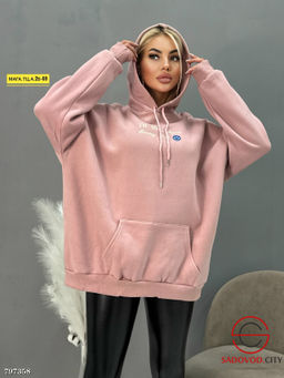 худи женское на флисе с капюшоном - Bruno фото 4