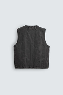 WASHED TOPSTITCHED WAISTCOAT - Zara фото 7