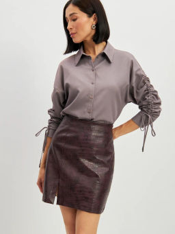 Блузка тонкая джинса - Tantino фото 16