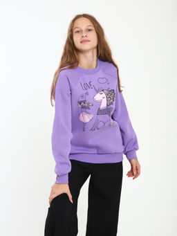 Толстовка "Дружба" лиловый