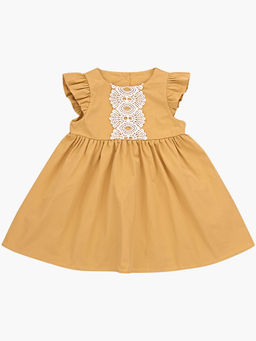 Платье для девочки праздничное нарядная форма детская одежда UD 6220 беж - Mini maxi фото 3