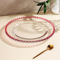 Тарелка-блюдо подстановочное Розе, 27.5?27.5?2 см, стекло