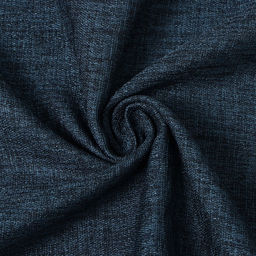 Штора блэкаут портьерная «Этель» Natural, 130×300 см, синяя, рогожка 275 г/м²