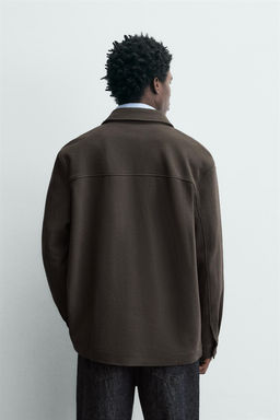 SOBRECAMISA ESTRUCTURA CONFORT / Marr?n oscuro - Zara фото 3