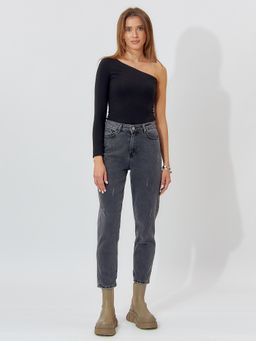 Джинсы женские темно-серого цвета 536_227TC