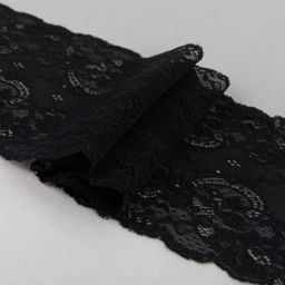 Кружево BLITZ эластичное 160 мм BLST-15 на бобине Турция черный