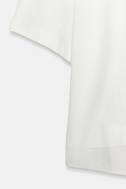 CAMISETA COMBINADA ALGOD?N / Blanco - Zara фото 10
