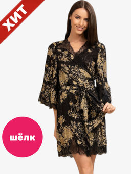 Versalle 4393 Короткий запашной халат Mia-Amore