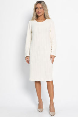 Платье трикотажное Портофино (молочное) П15026-25М