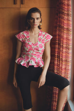 Pembe Dokuma Bluz TWOSS26BZ00550