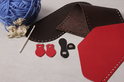 Gamma ZKS-009 Петли для сумки, кожа 1 шт. № 004 коричневый