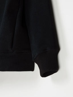 Худи с велюровым эффектом "Уголь" женское