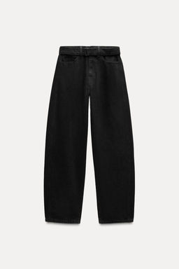 ZW COLLECTION STRAIGHT-LEG MID-RISE JEANS - Zara фото 7