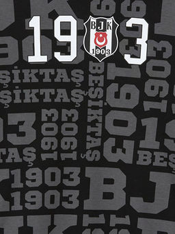 Bisiklet Yaka Be?ikta? Bask?l? Erkek ?ocuk Sweatshirt - Waikiki фото 2