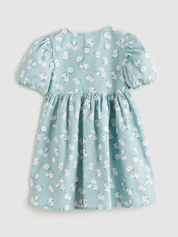 ?i?ekli F?rf?rl? K?z ?ocuk Elbise