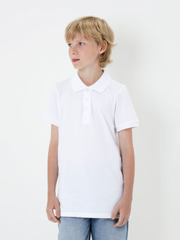 Детская футболка-поло FN Classic White