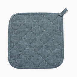 Прихватка Этель ECO turquoise, 19х19 см, 100% лён, 245 г/м2  фото 3