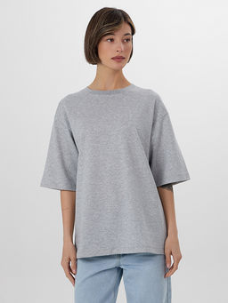 Футболка женская серая