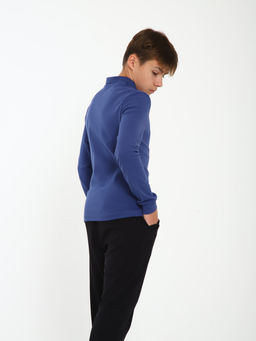 Рубашка-поло "Павел" индиго