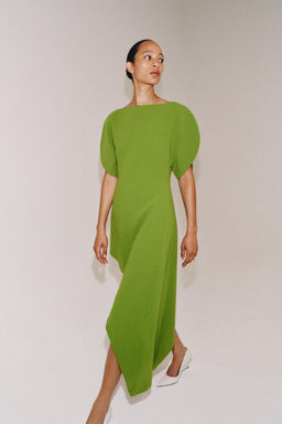 VESTIDO ASIM?TRICO ZW COLLECTION / Verde - Zara фото 2