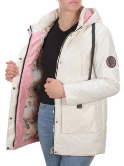 8251 MILK Куртка демисезонная женская BAOFANI (100 гр. синтепон) - Fashion фото 9