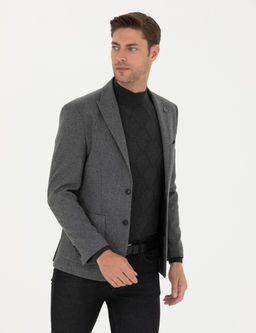 F_me Slim Fit Y_n Kar___ml_ Ceket