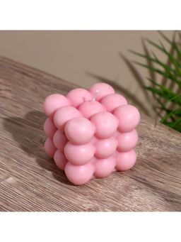 Свеча «Шарики 3 слоя», 6×6×6 см, соевый воск, МИКС