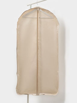 Чехол для одежды LaDо́m на молнии, 120×60 см, бежевый, материал батист