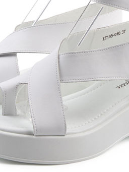 08-XT148-010 WHITE Босоножки женские (натуральная кожа)