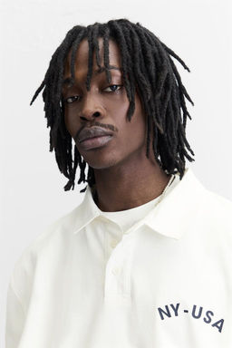 POLO SHIRT WITH CONTRASTING STRIPES - Zara фото 5