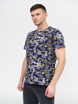 М49 Футболка "Синий/Хаки"