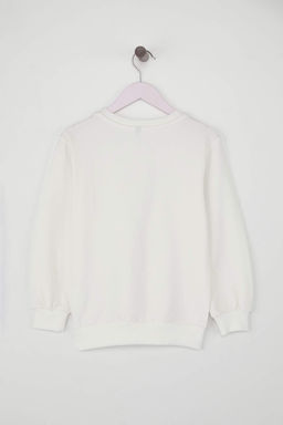 Pembe-Ekru K?z Cocuk Mevsimlik-Ince Bisiklet Yaka 2li Basic Orme Sweatshirt TKDAW25SW00000 - Trendyolmilla фото 27