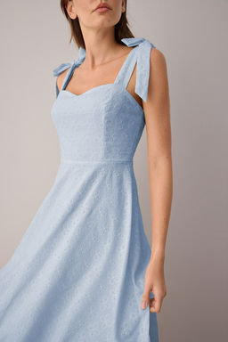 Beyaz Duz Maxi Dokuma Elbise TWOSS25EL00863 - Trendyolmilla фото 19