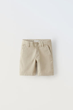 DUZ RENKLI CHINO BERMUDA - Zara фото 2