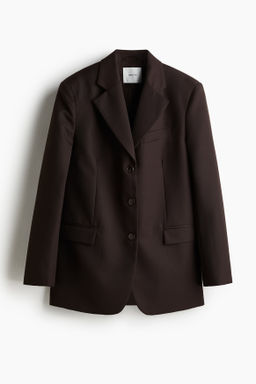 Blazer oversize en mezcla de lana