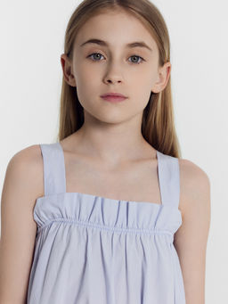 Сарафан для девочек в светло-голубом цвете - Mark formelle фото 4
