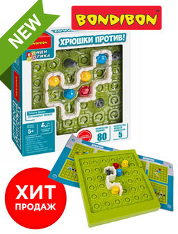 Игра настольная логическая БондиЛогика Bondibon ХРЮШКИ ПРОТИВ! фото 10