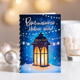 Открытка 4 шоколадки Волшебного Нового года (фонарь) - 8 чудо фото 2