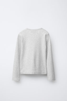 CHAMPION ® X ZARA TEXT RIBBED T-SHIRT  фото 2