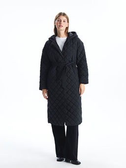 Kap??onlu Kapitone Oversize Kad?n ?i?me Mont