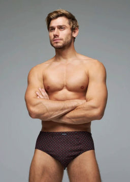 Трусы мужские слипы Rogers 8801 хлопок, эластан размеры 3XL, 4XL, 5XL фото 6