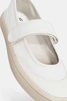 FABRIC STRAP BALLERINAS - Zara фото 27