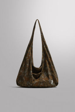 BOLSO SHOPPER NYLON / Marr?n - Zara фото 3